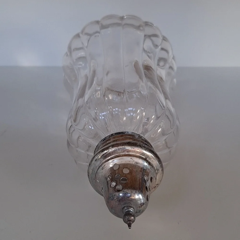 Antique Glass Muffineer Sugar Shaker - Picture 6 of 6